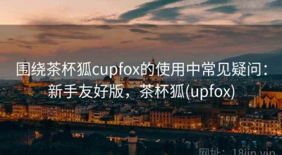 围绕茶杯狐cupfox的使用中常见疑问：新手友好版，茶杯狐(upfox)