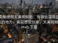 实际使用天美视频后：有哪些容易踩坑的地方，真实感受分享，天美视频 rmvb 下载