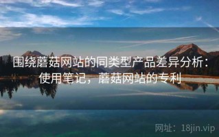 围绕蘑菇网站的同类型产品差异分析：使用笔记，蘑菇网站的专利