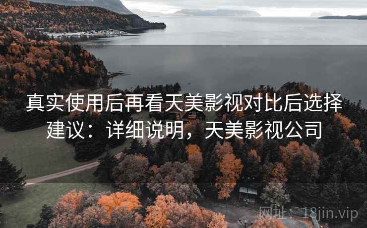 真实使用后再看天美影视对比后选择建议：详细说明，天美影视公司
